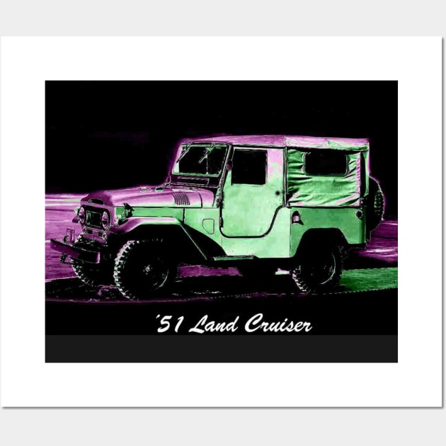 '51 Landcruiser Classic Car Wall Art by CarloVaro